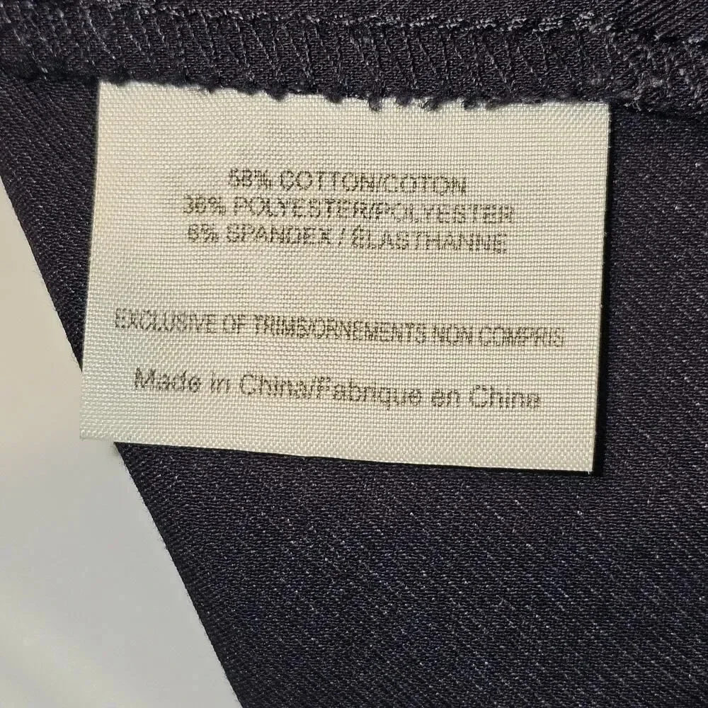 Tory Burch Womens‎ Navy Blue Crop Pants 4